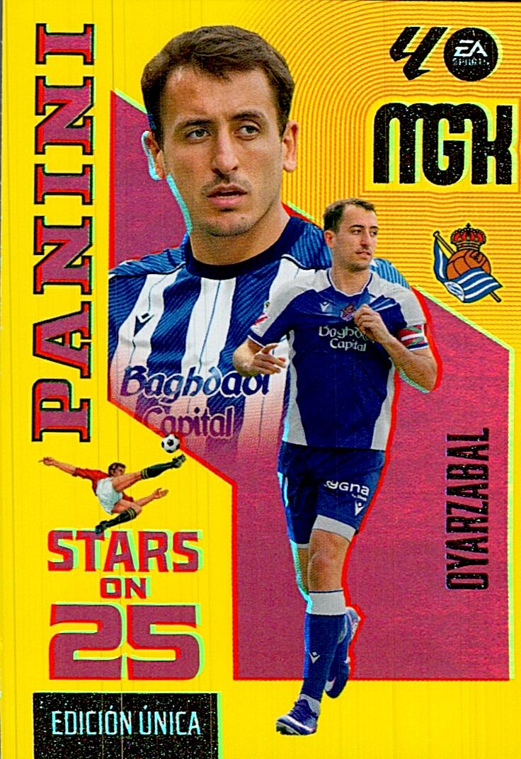 MEGACRACKS 2026/2027 STARS ON 25 OYARZABAL REAL SOCIEDAD Nº448