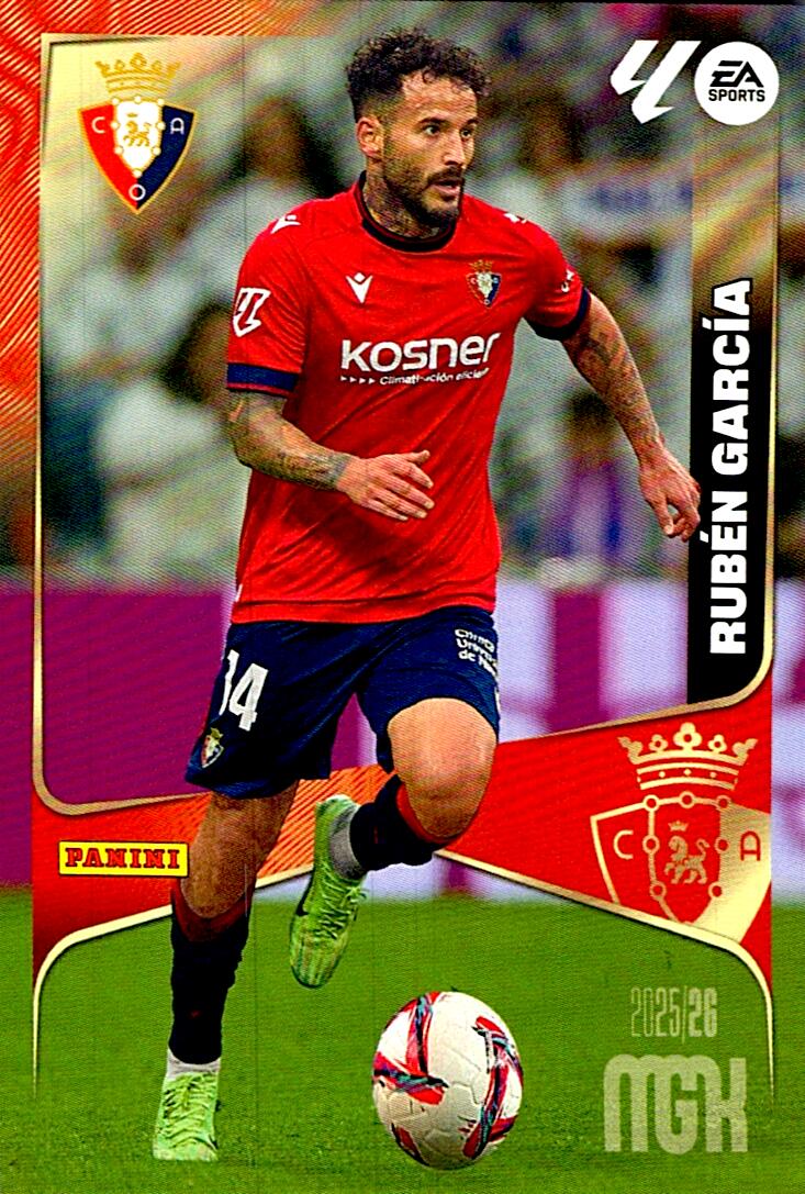 MEGACRACKS 2025/2026 RUBEN GARCIA CA OSASUNA Nº265