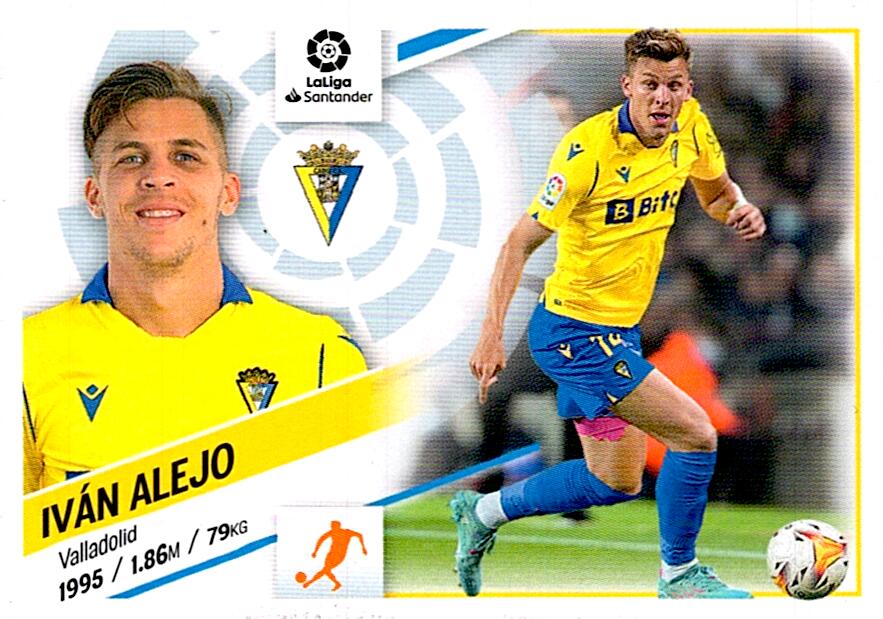 Cromo Liga Este 2022/2023 IVAN ALEJO CADIZ CF Nº13