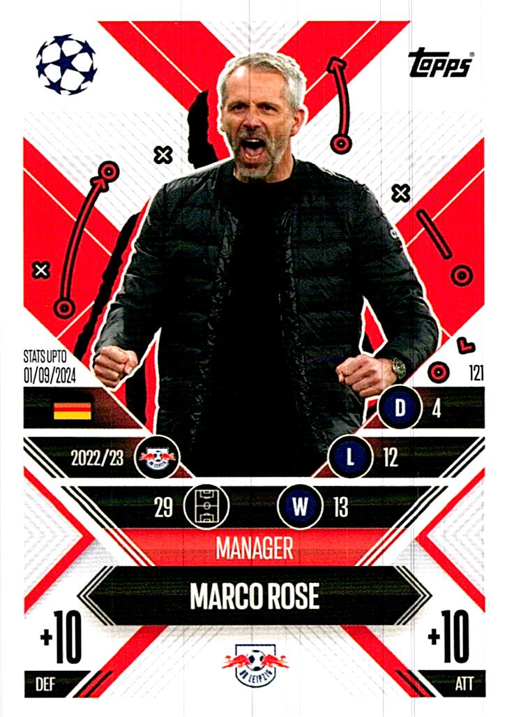 Match Attax Extra 2025 Marco Rose nº121