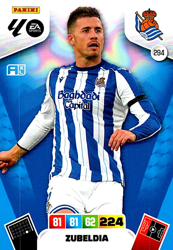 ADRENALYN LA LIGA 2025/2026 ZUBELDIA REAL SOCIEDAD Nº294