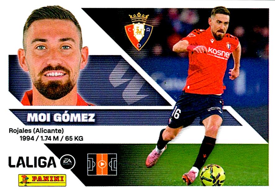 LIGA ESTE 2026/2027  CA OSASUNA  MOI GÓMEZ Nº13A