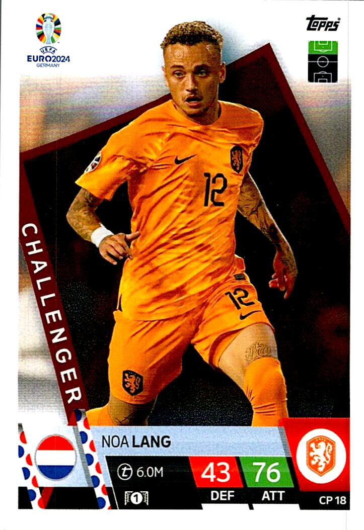 TOPPS UEFA EURO 2024 NOA LANG CHALLENGER CP 18