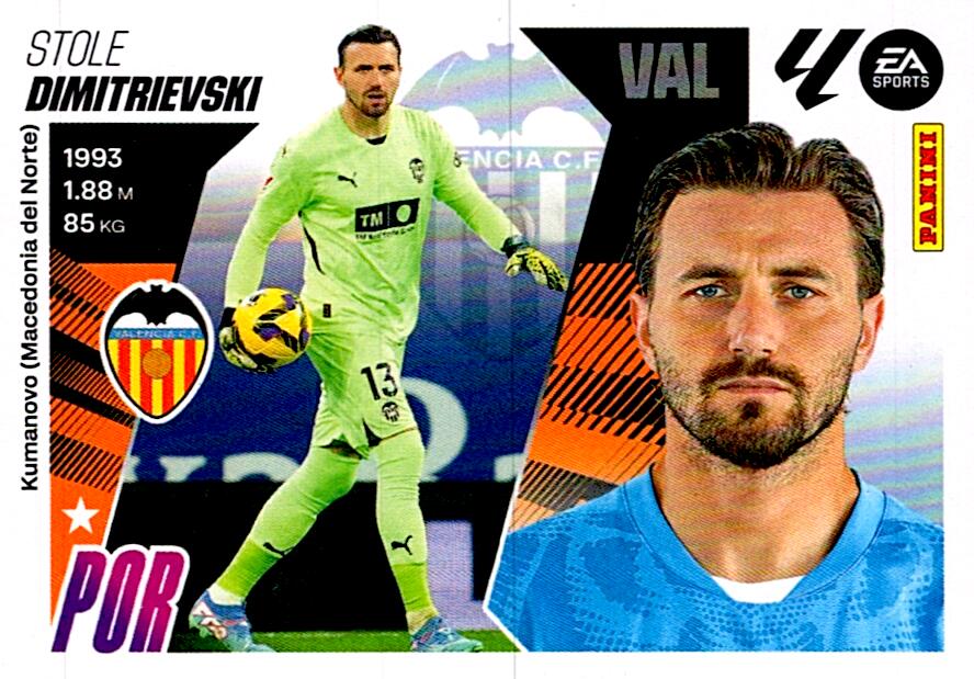 LIGA ESTE 2025/2026 VALENCIA CF DIMITRIEVSKI Nº3