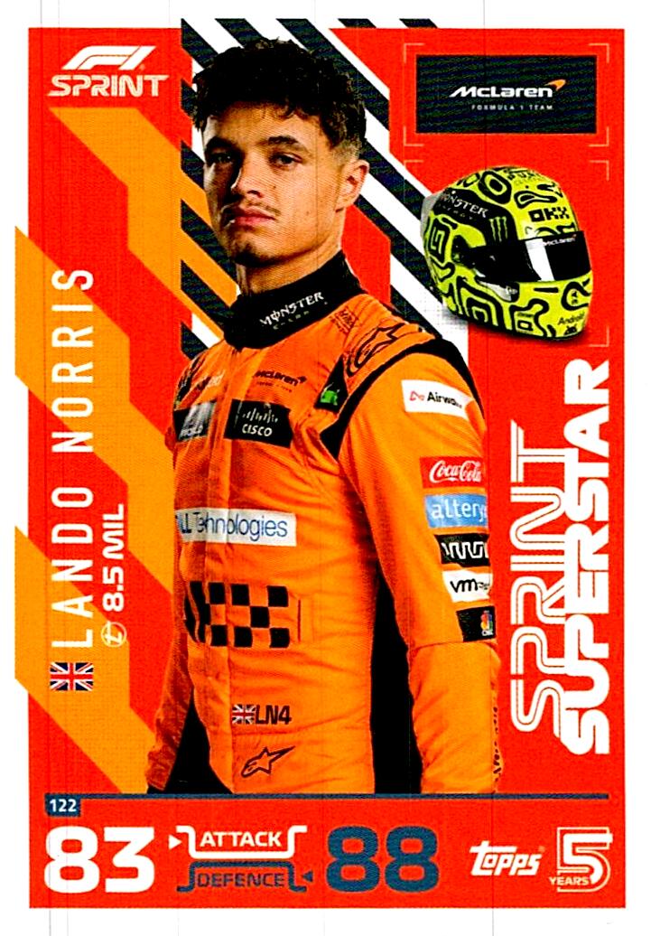 TOPPS TURBO ATTAX 2024 Nº122