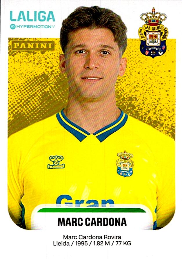 LALIGA HYPERMOTION 2025-26 MARC CARDONA LAS PALMAS Nº264B