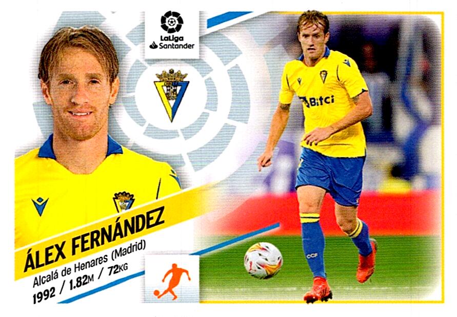 Cromo Liga Este 2022/2023 ALEX FERNANDEZ CADIZ CF Nº15