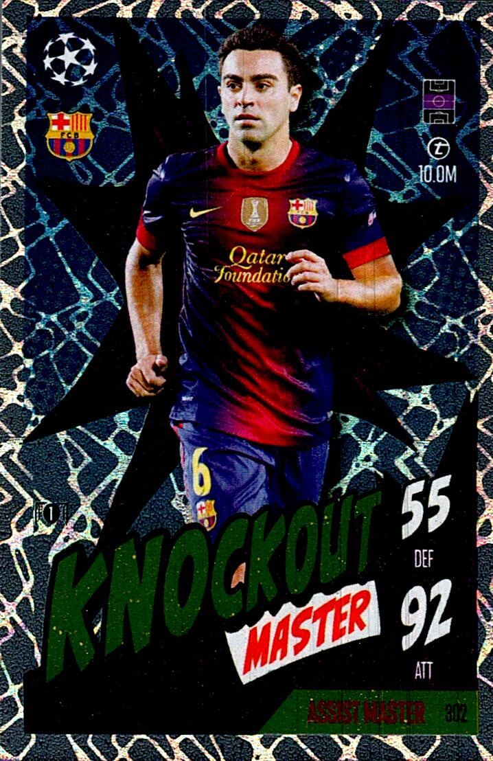 Match Attax Extra 2025 Xavi Knockout Master nº302