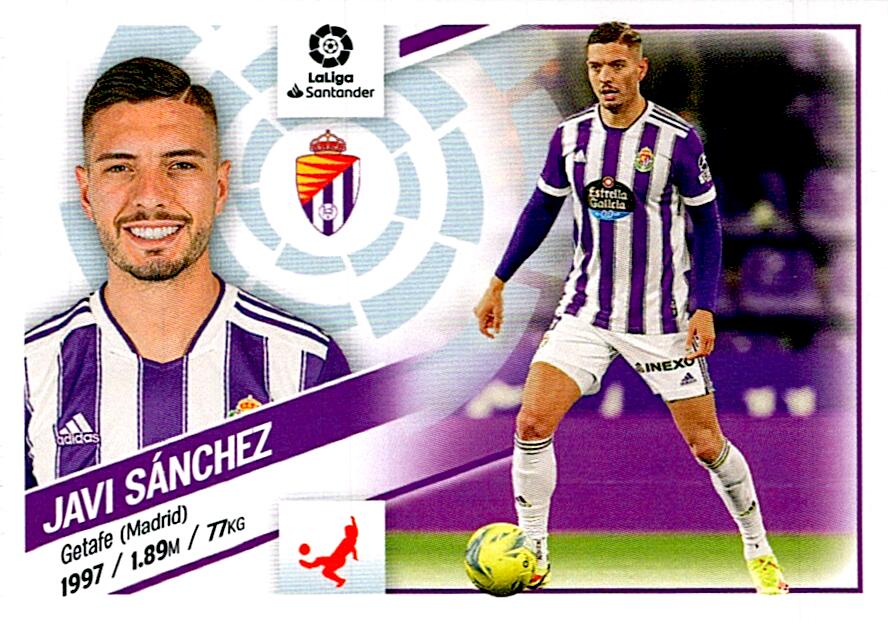 Cromo Liga Este 2022/2023 JAVI SANCHEZ R. VALLADOLID CF Nº6