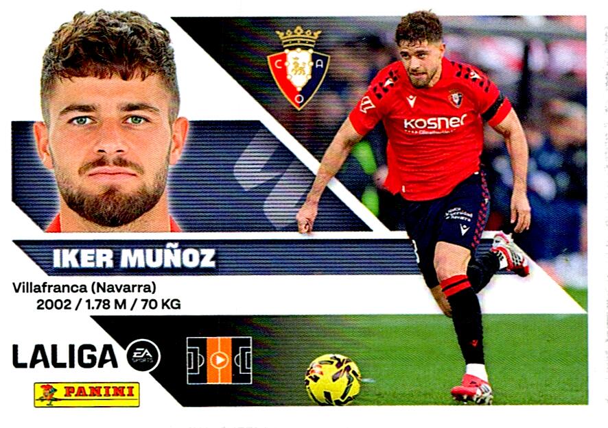 LIGA ESTE 2026/2027  CA OSASUNA IKER MUÑOZ Nº13B