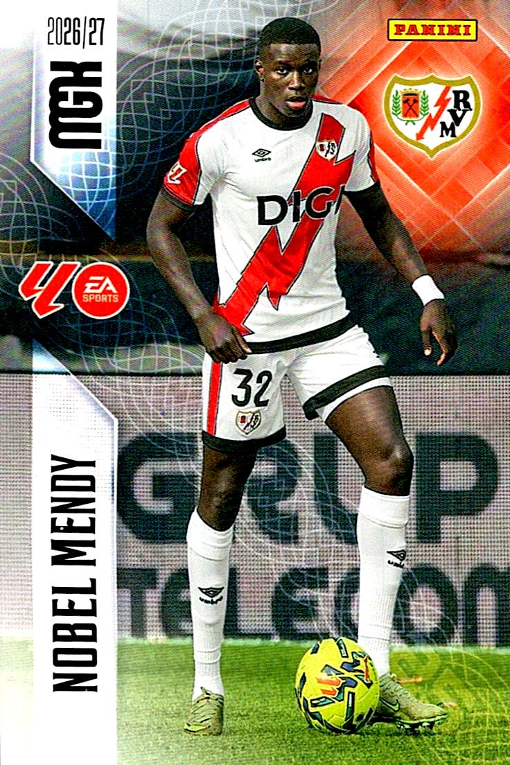 MEGACRACKS 2026/2027 NOBEL MENDY RAYO VALLECANO Nº295