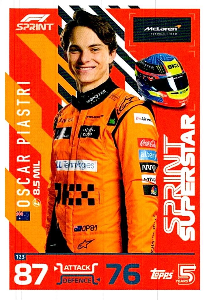 TOPPS TURBO ATTAX 2024 Nº123
