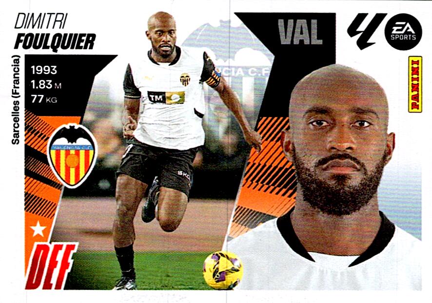 LIGA ESTE 2025/2026 VALENCIA CF FOULQUIER Nº5B