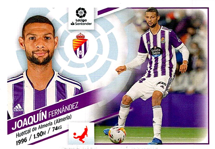 Cromo Liga Este 2022/2023 JOAQUIN R. VALLADOLID CF Nº7