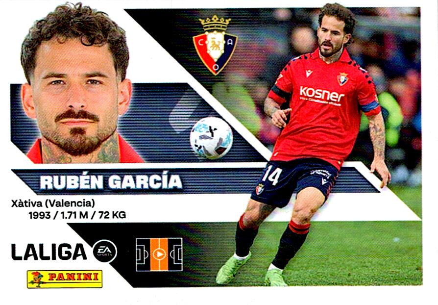 LIGA ESTE 2026/2027  CA OSASUNA RUBÉN GARCÍA Nº14