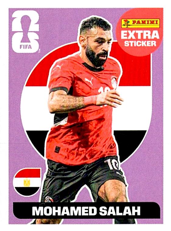 STICKERS FIFA WORLD CUP 2026 MOHAMED SALAH EXTRA STICKER BASE