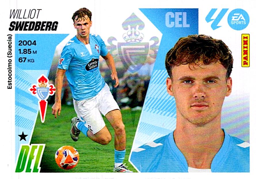 LIGA ESTE 2025/2026 RC CELTA SWEDBERG Nº18