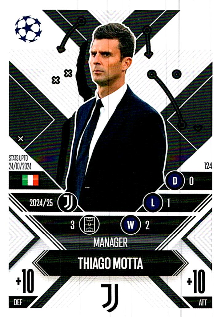 Match Attax Extra 2025 Thiago Motta nº124