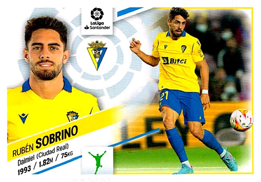 Cromo Liga Este 2022/2023 SOBRINO CADIZ CF Nº17