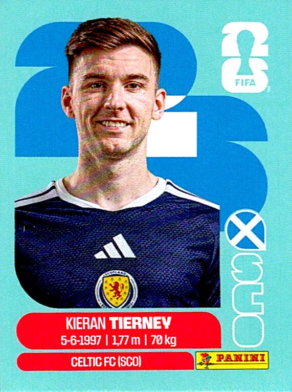 STICKERS FIFA WORLD CUP 2026 KIERAN TIERNEY NºSCO 4