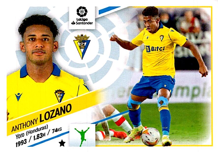 Cromo Liga Este 2022/2023 LOZANO CADIZ CF Nº18