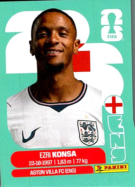 STICKERS FIFA WORLD CUP 2026 EZRI KONSA NºENG 5