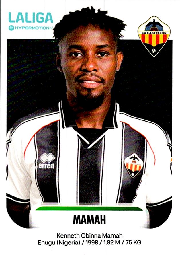 LALIGA HYPERMOTION 2025-26 MAMAH CASTELLON Nº115B