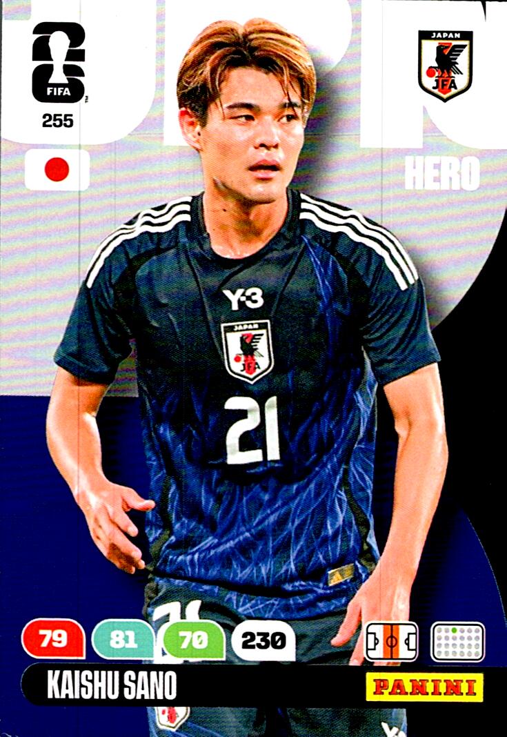 ADRENALYN WORLD CUP 2026 KAISHU SANO JAPAN Nº255