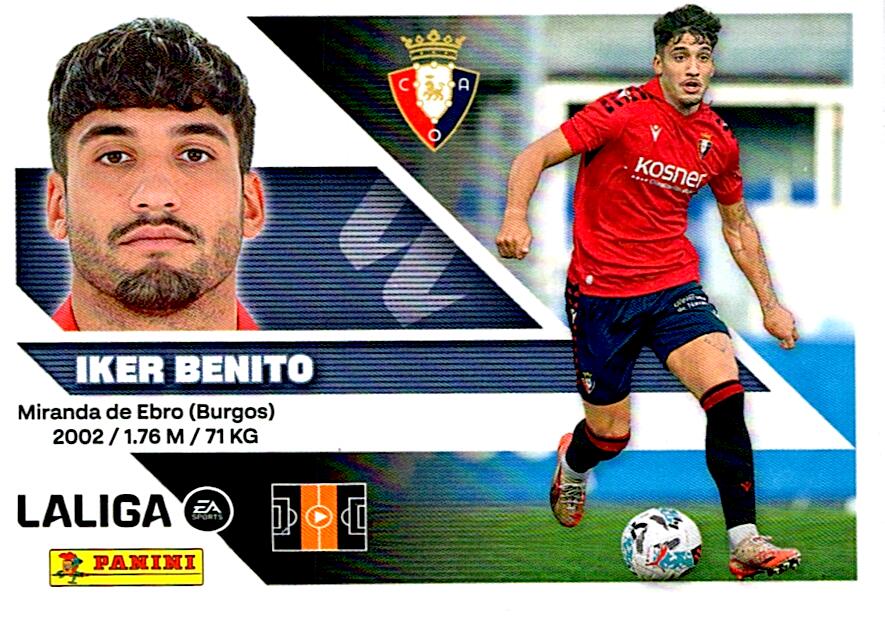 LIGA ESTE 2026/2027  CA OSASUNA IKER BENITO Nº16
