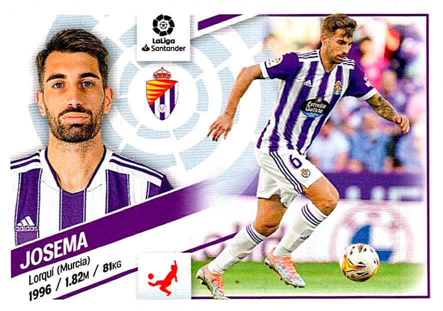 Cromo Liga Este 2022/2023 JOSEMA R. VALLADOLID CF Nº9