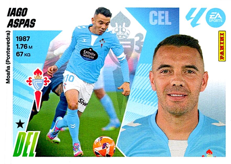LIGA ESTE 2025/2026 RC CELTA IAGO ASPAS Nº20