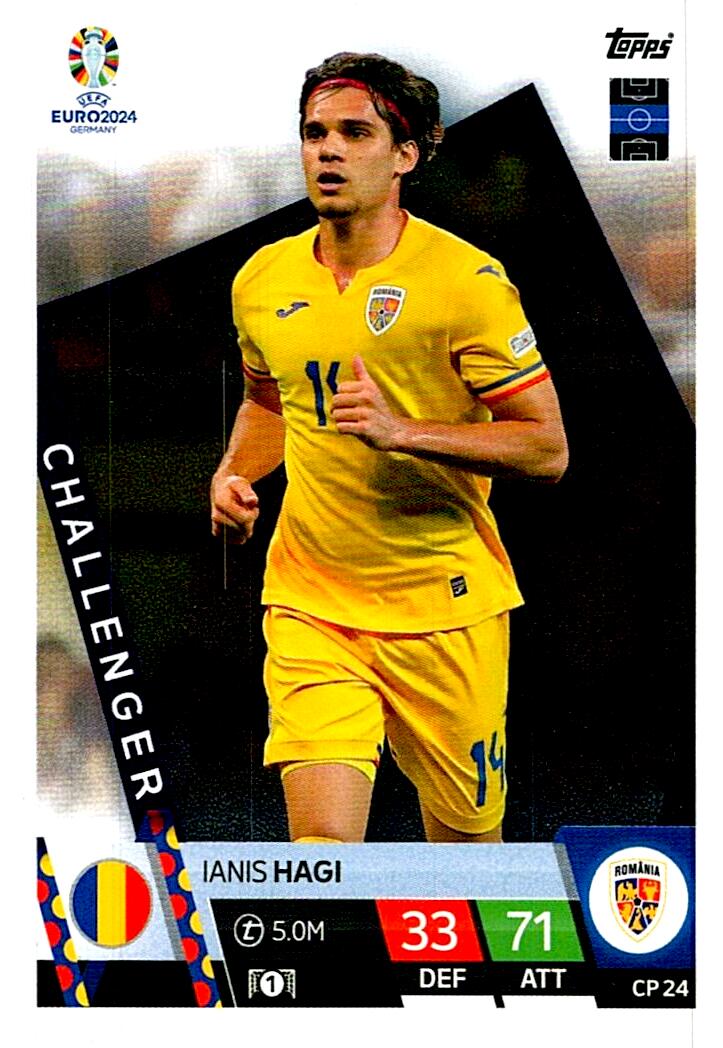TOPPS UEFA EURO 2024 IANIS HAGI CHALLENGER CP 24