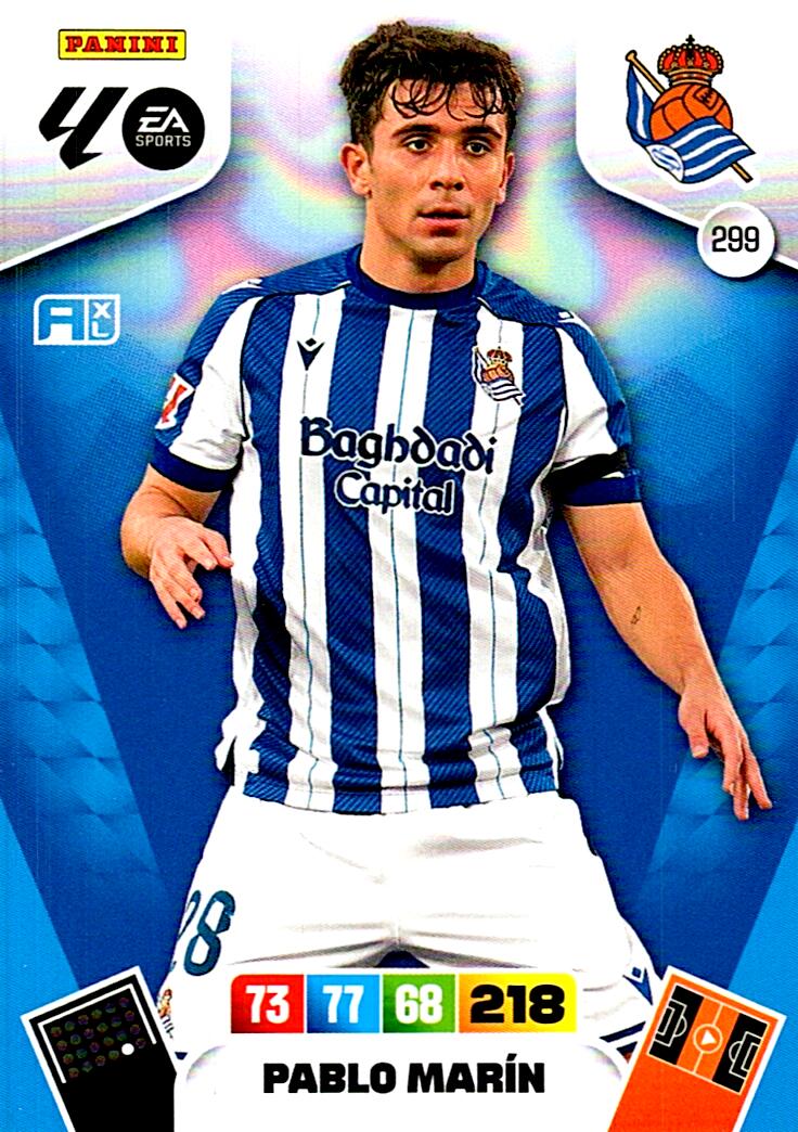ADRENALYN LA LIGA 2025/2026 PABLO MARIN REAL SOCIEDAD Nº299