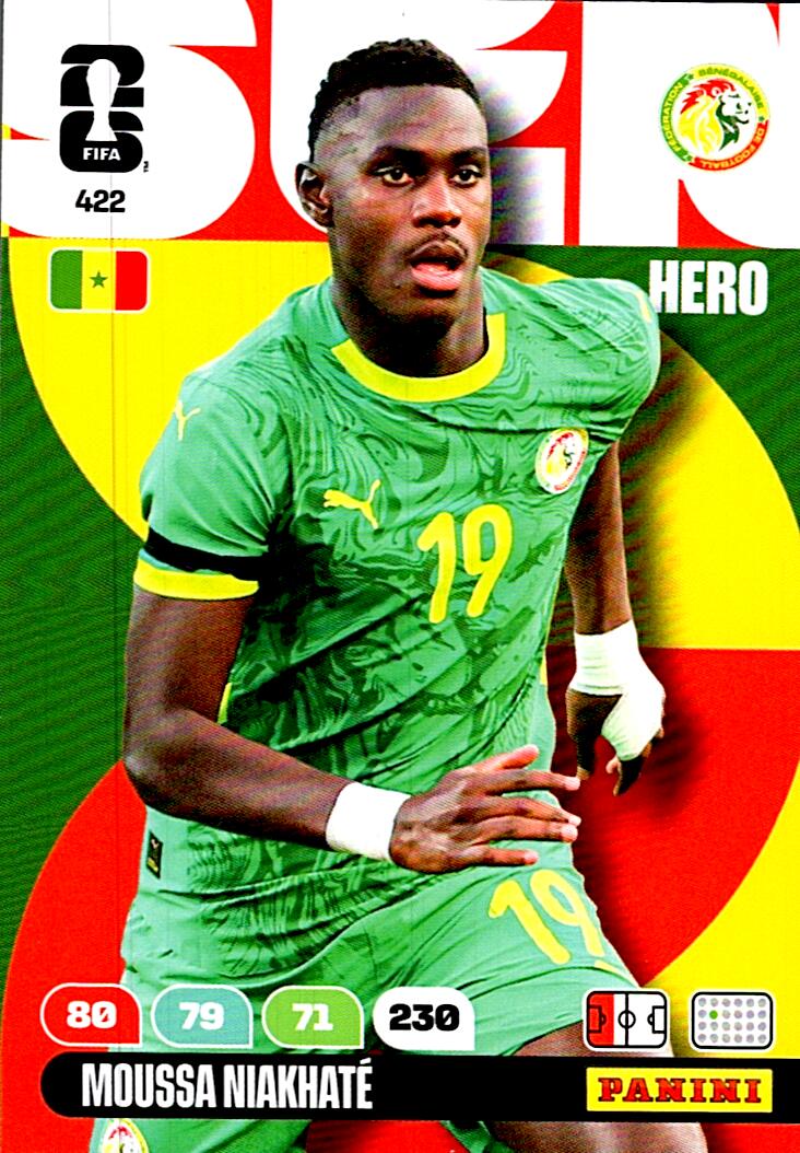 ADRENALYN WORLD CUP 2026 MOUSSA NIAKHATE SENEGAL Nº422