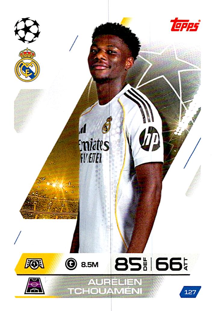 MATCH ATTAX CHAMPIONS LEAGUE 2025/2026 AURELIEN TCHOUAMENI Nº127