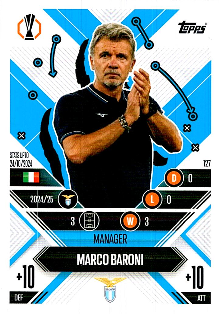 Match Attax Extra 2025 Marco Baroni nº127