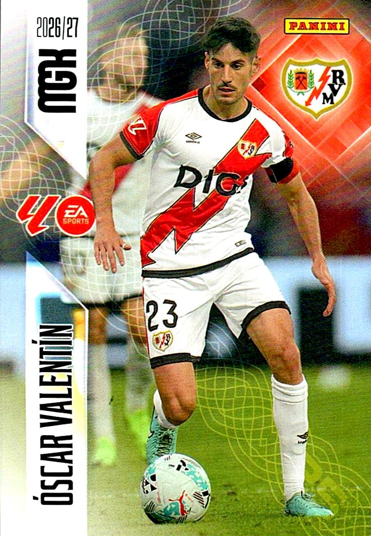 MEGACRACKS 2026/2027 OSCAR VALENTÍN RAYO VALLECANO Nº300