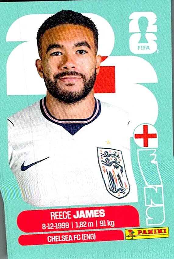 STICKERS FIFA WORLD CUP 2026 REECE JAMES NºENG 7