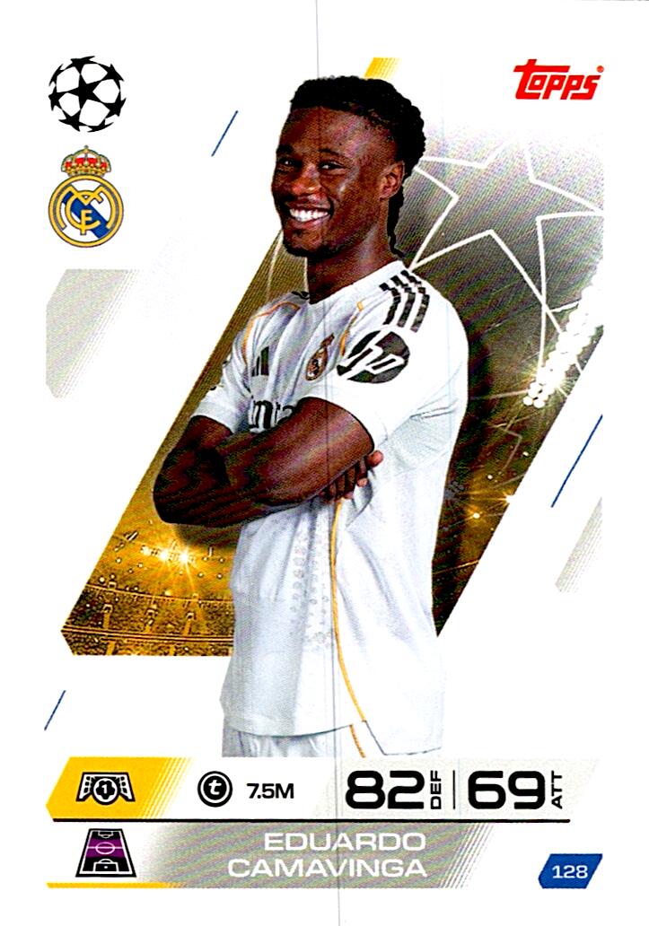 MATCH ATTAX CHAMPIONS LEAGUE 2025/2026 EDUARDO CAMAVINGA Nº128