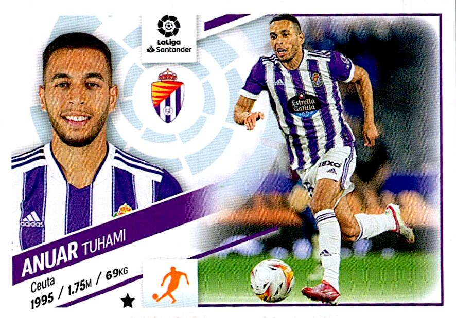 Cromo Liga Este 2022/2023 ANUAR R. VALLADOLID CF Nº12