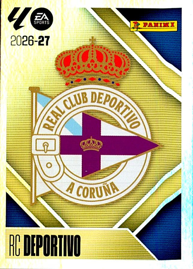 LIGA ESTE 2026/2027 ESCUDO RC DEPORTIVO Nº1