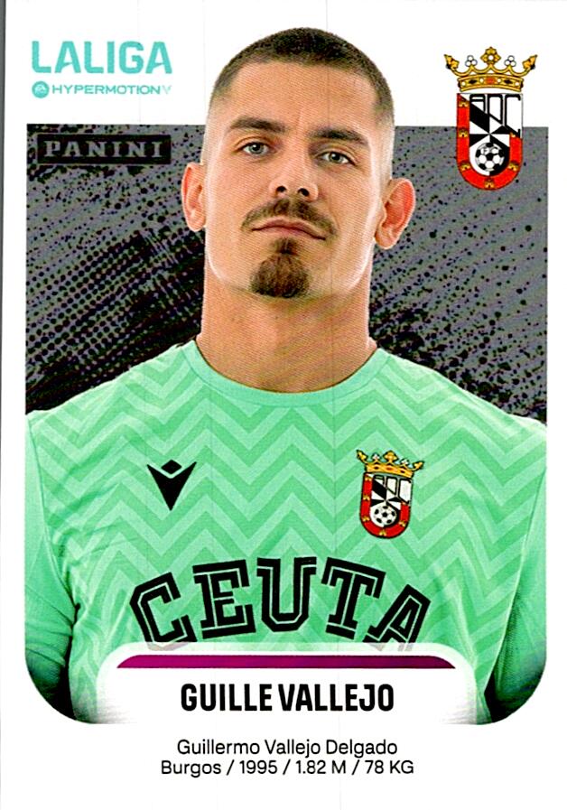 LALIGA HYPERMOTION 2025-26 GUILLE VALLEJO CEUTA Nº118