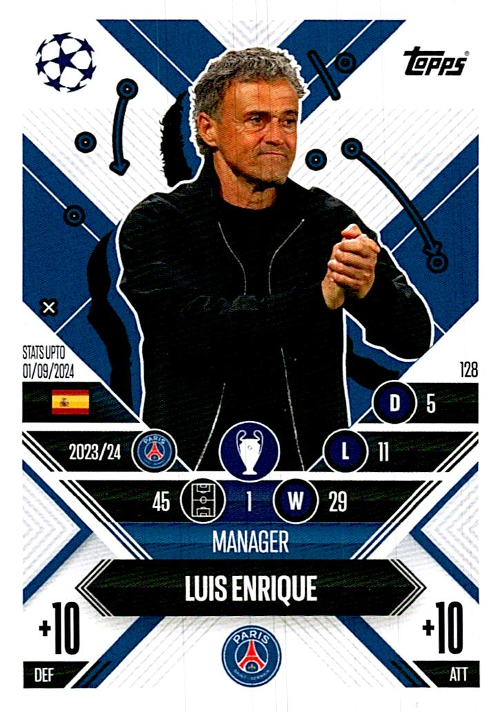 Match Attax Extra 2025 Luis Enrique nº128