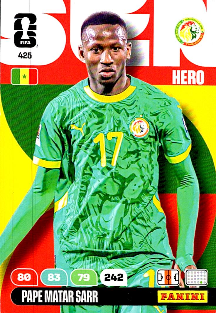 ADRENALYN WORLD CUP 2026 PAPE MATAR SARR SENEGAL Nº425