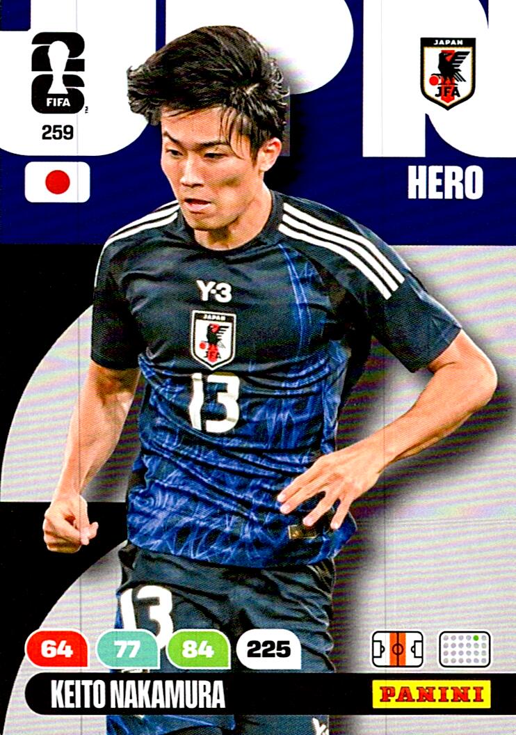 ADRENALYN WORLD CUP 2026 KEITO NAKAMURA JAPAN Nº259