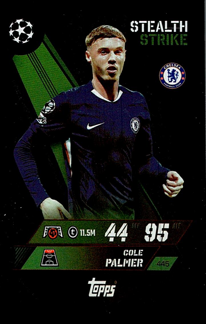MATCH ATTAX CHAMPIONS LEAGUE 2025/2026 COLE PALMER STEALTH STRIKE Nº445