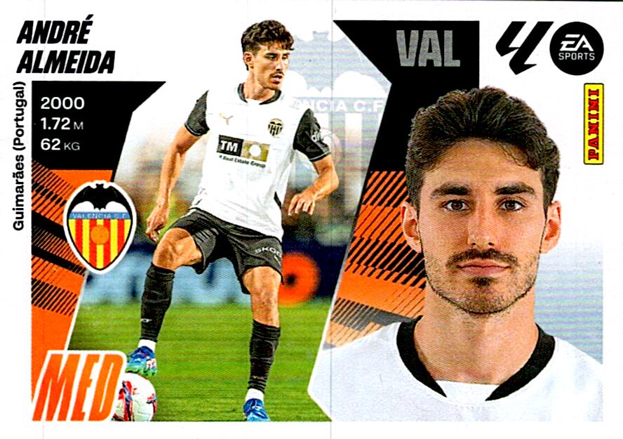 LIGA ESTE 2025/2026 VALENCIA CF ANDRE ALMEIDA Nº14