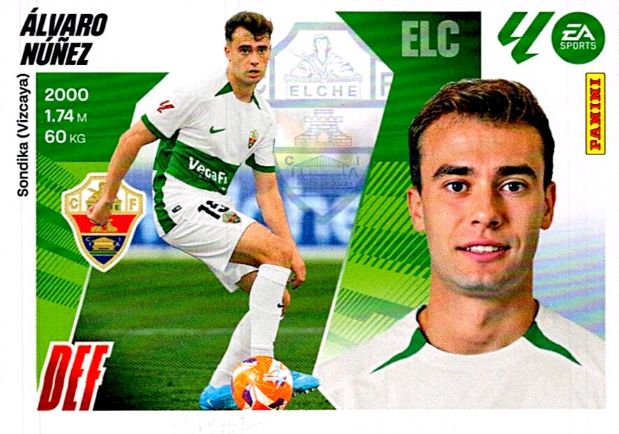 LIGA ESTE 2025/2026 ELCHE FC ALVARO NUÑEZ Nº5