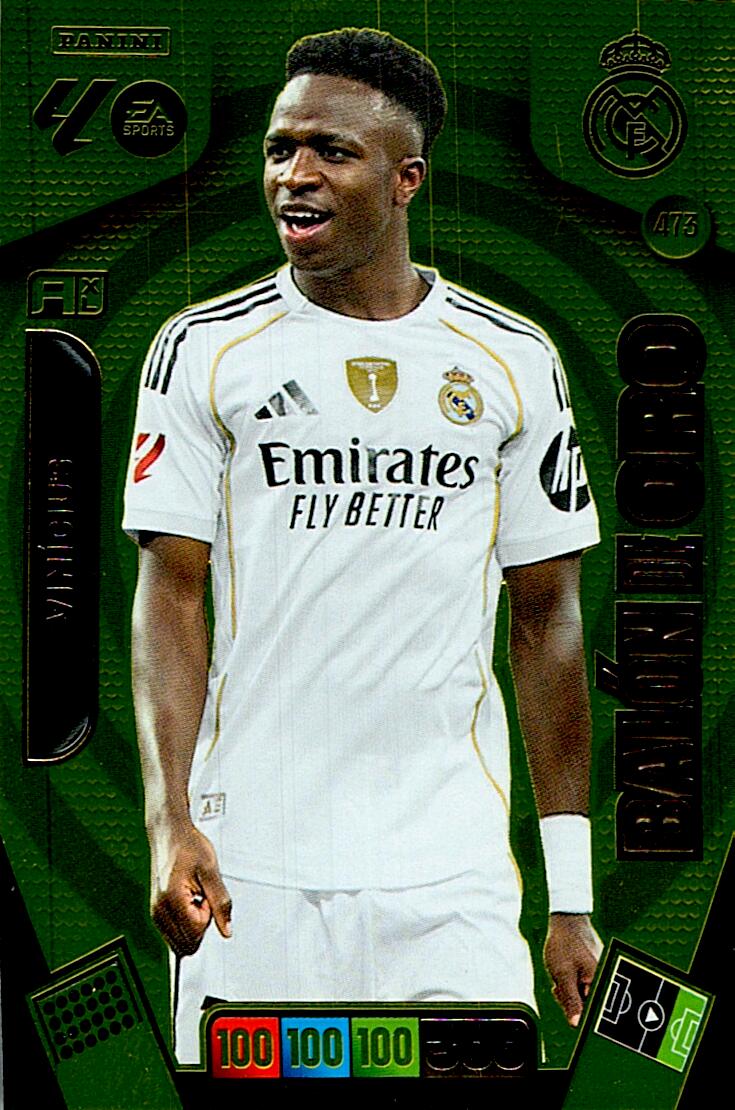 ADRENALYN LA LIGA 2025/2026 VINICIUS BALON DE ORO Nº473