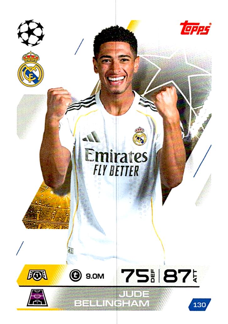 MATCH ATTAX CHAMPIONS LEAGUE 2025/2026 JUDE BELLINGHAM Nº130